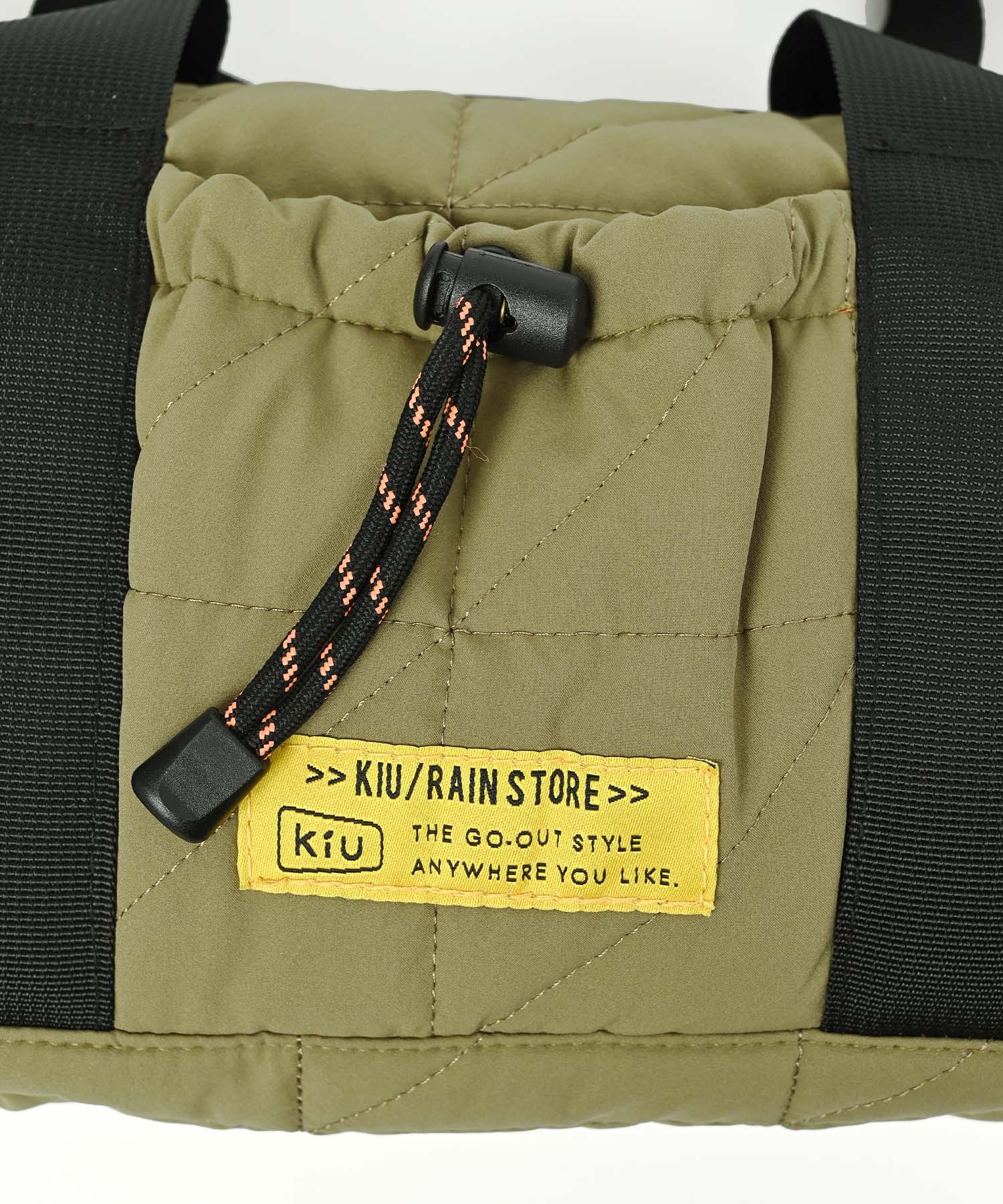 KiU キウ ショルダーバッグ スクエアパデッドミニボストンバッグ K476
