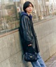 KiU キウ バッグ パフィーギャザーハンドルバッグ K486-900(BK-ONE)