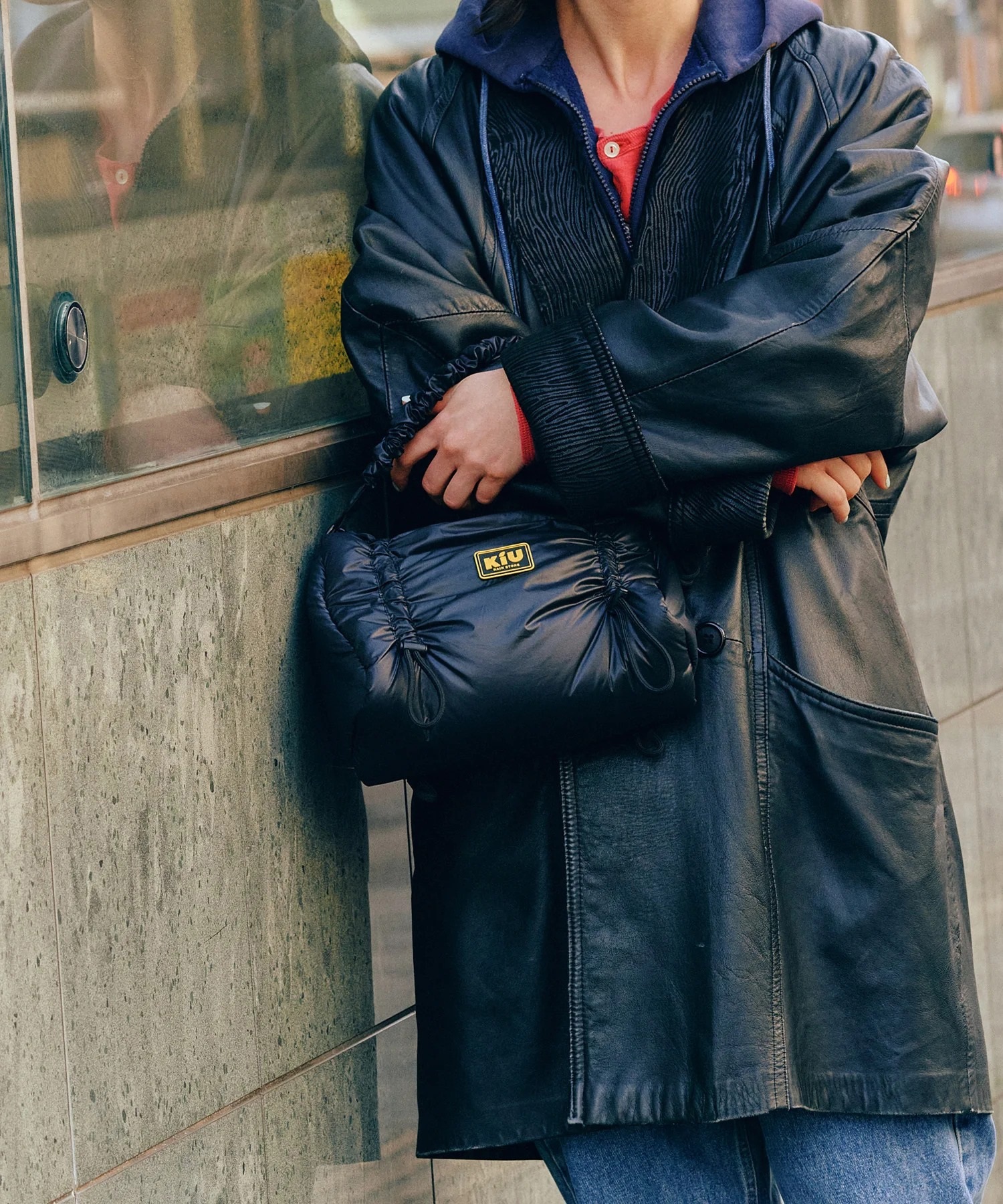 KiU キウ バッグ パフィーギャザーハンドルバッグ K486-900 バッグ