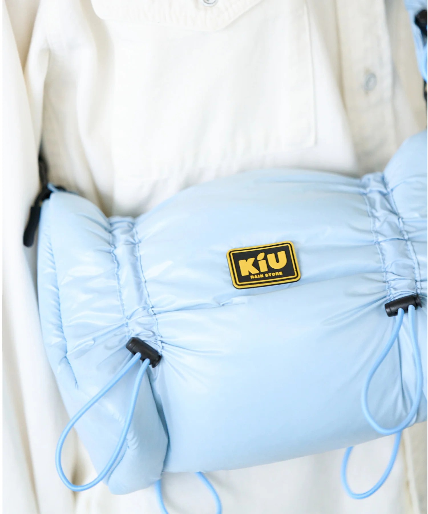 KiU キウ バッグ パフィーギャザーハンドルバッグ K486-988(I.BL-ONE)