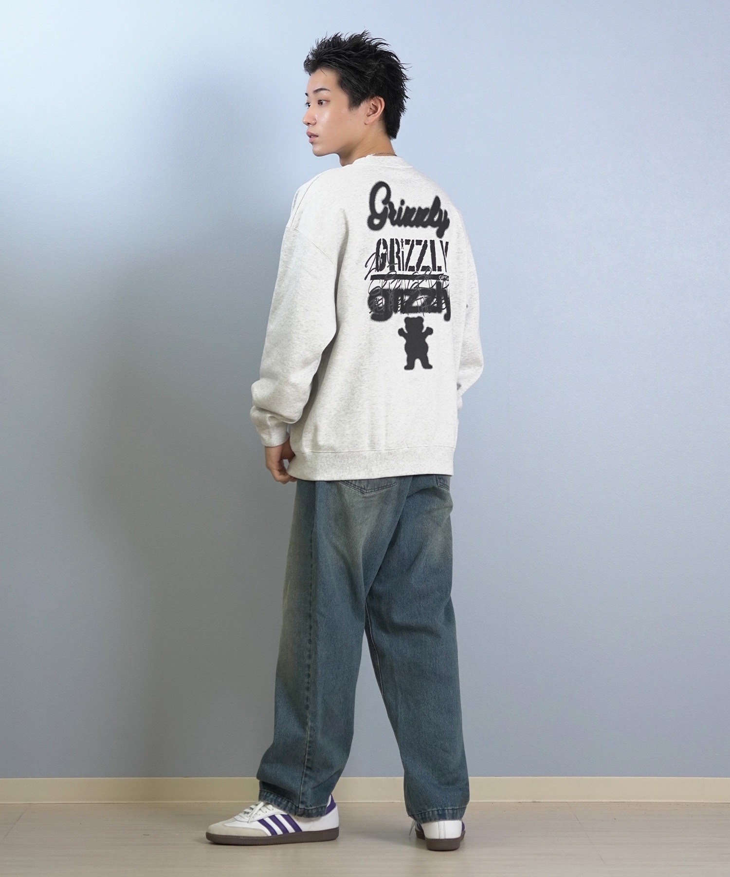 GRIZZLY グリズリー トレーナー スウェット メンズ クルーネック