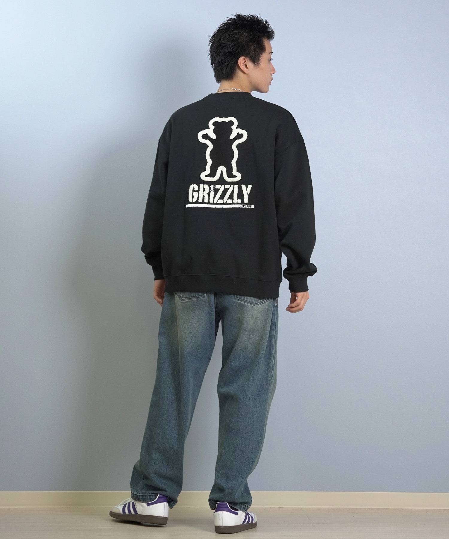 GRIZZLY グリズリー トレーナー スウェット メンズ クルーネック