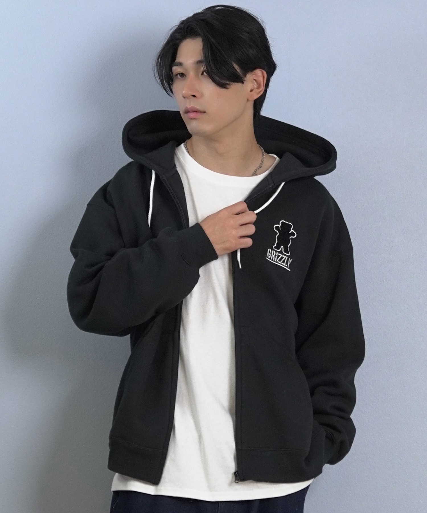 GRIZZLY グリズリー ジップアップ パーカー メンズ スウェット