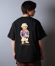 GRIZZLY グリズリー 半袖 Tシャツ メンズ バックプリント ALOHA BEAR G25SS1401 ムラサキスポーツ限定(WHT-M)