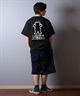 GRIZZLY グリズリー 半袖 Tシャツ メンズ バックプリント BIG PRINT BEAR G25SS1402 ムラサキスポーツ限定(WHT-M)