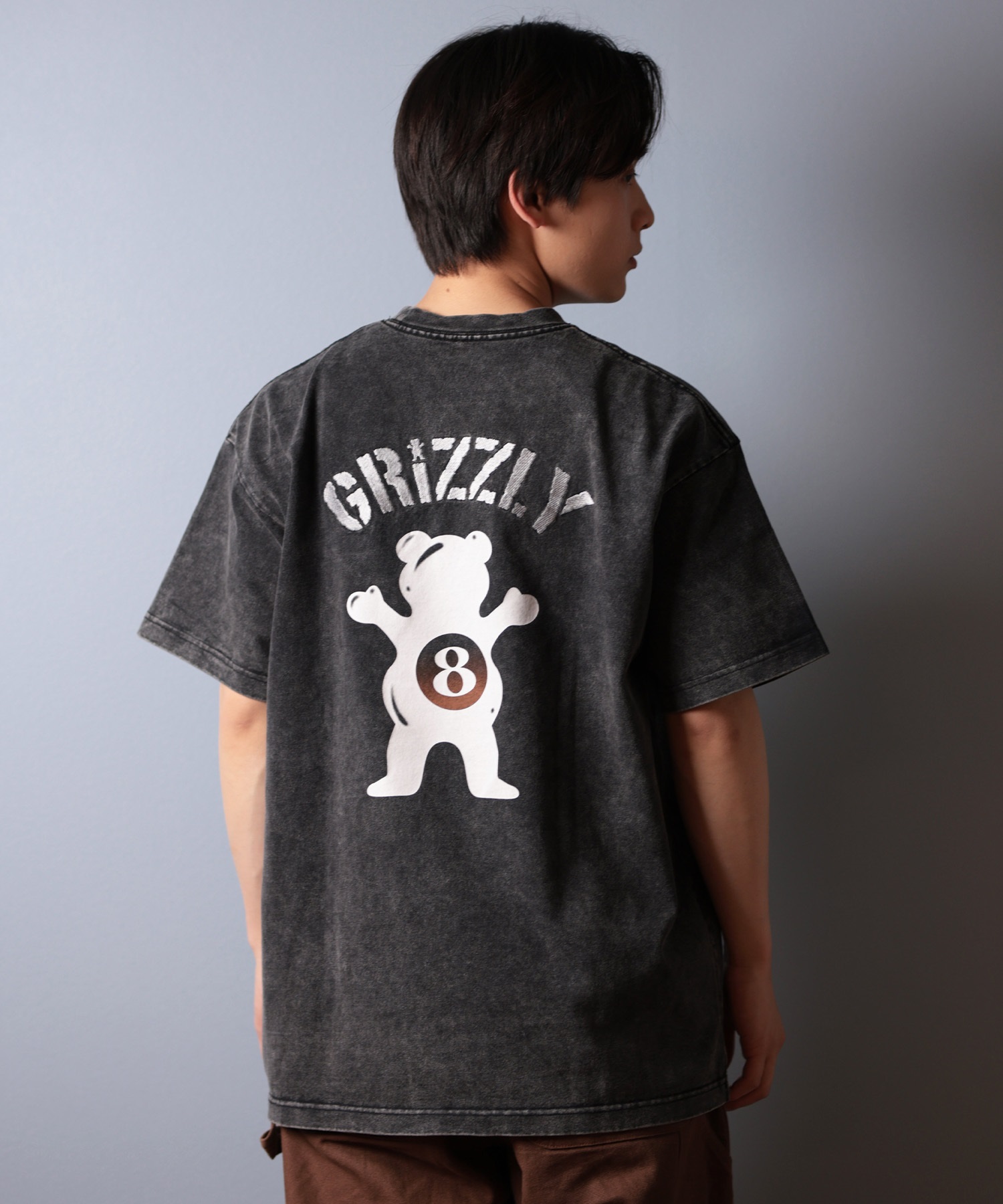 GRIZZLY グリズリー 半袖 Tシャツ メンズ バックプリント G25SS1403