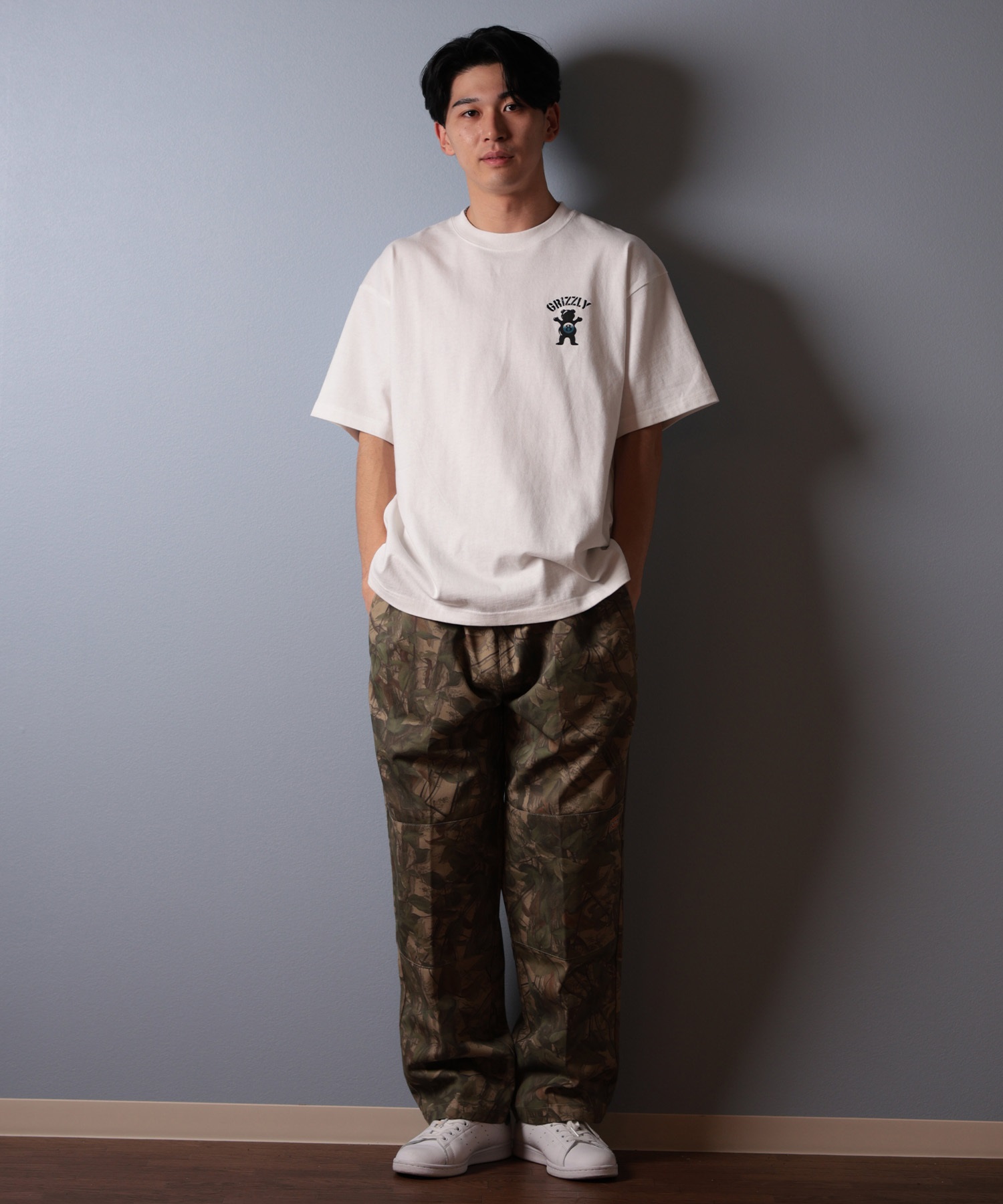 GRIZZLY グリズリー 半袖 Tシャツ メンズ バックプリント G25SS1403