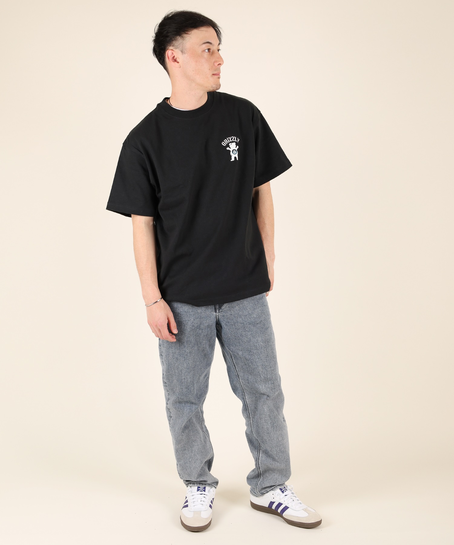 GRIZZLY グリズリー 半袖 Tシャツ メンズ バックプリント G25SS1403