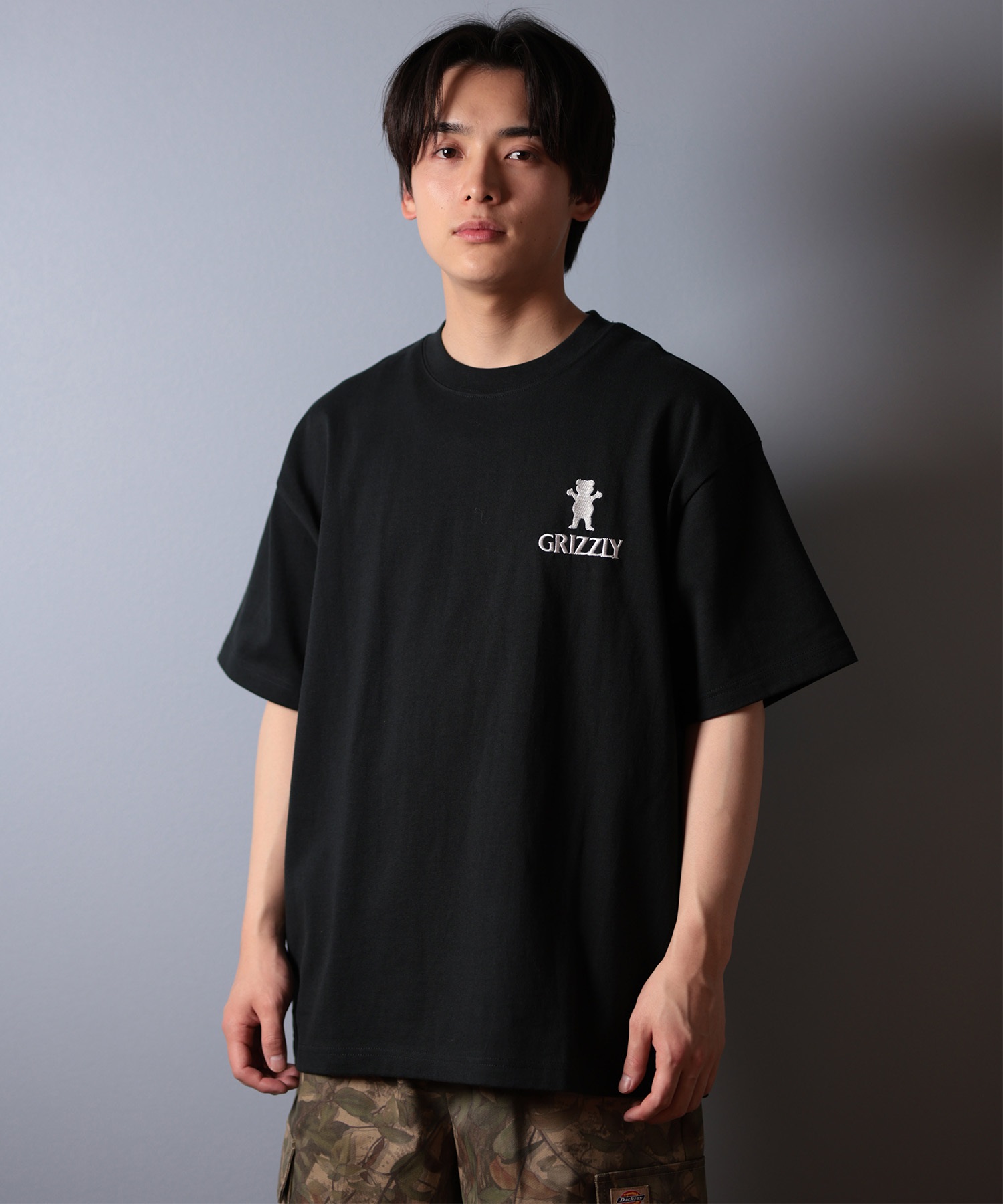GRIZZLY グリズリー 半袖 Tシャツ メンズ バックプリント GRIZZLY GANG