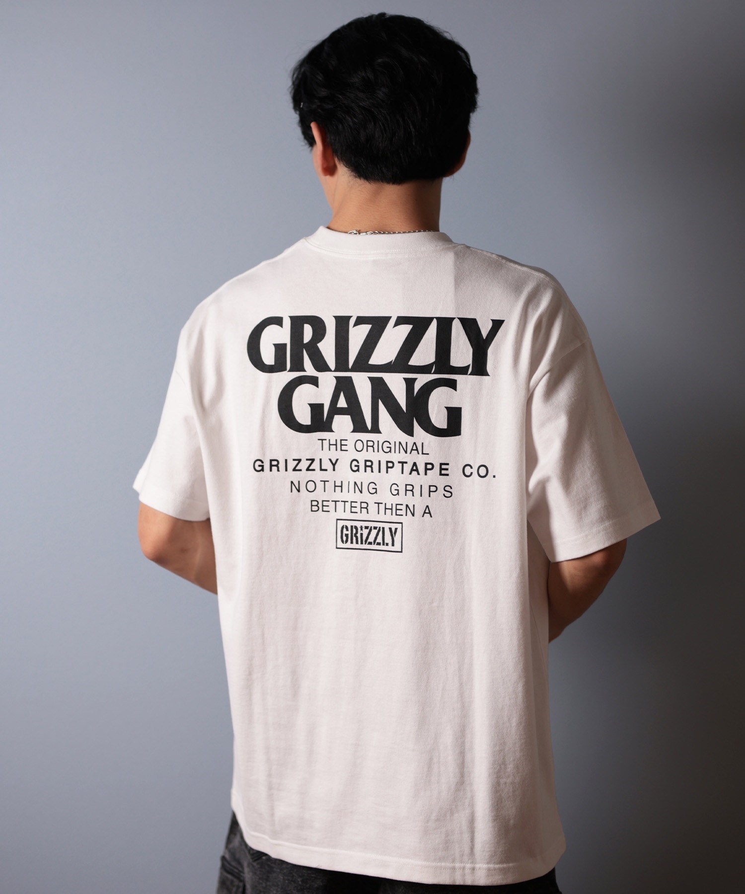 GRIZZLY グリズリー 半袖 Tシャツ メンズ バックプリント GRIZZLY GANG