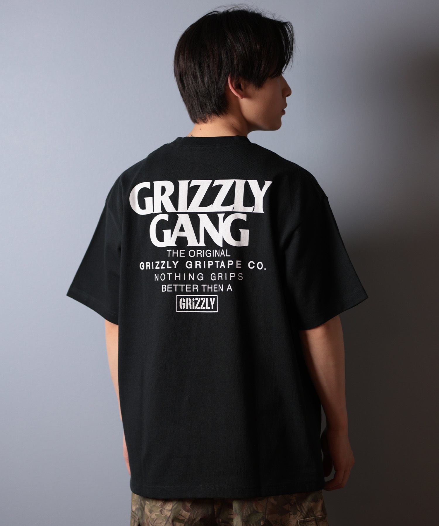 GRIZZLY グリズリー 半袖 Tシャツ メンズ バックプリント GRIZZLY GANG