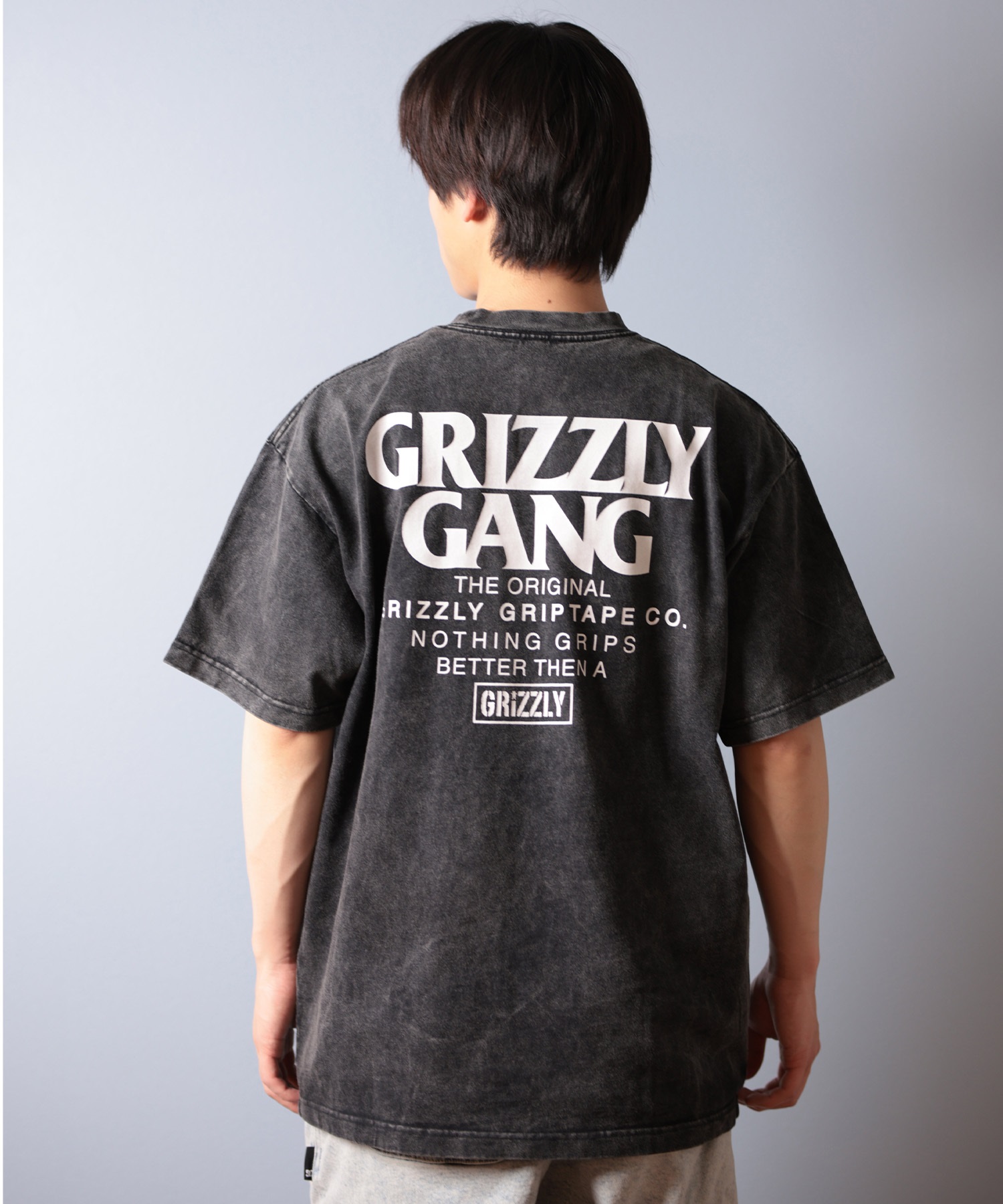 GRIZZLY グリズリー 半袖 Tシャツ メンズ バックプリント