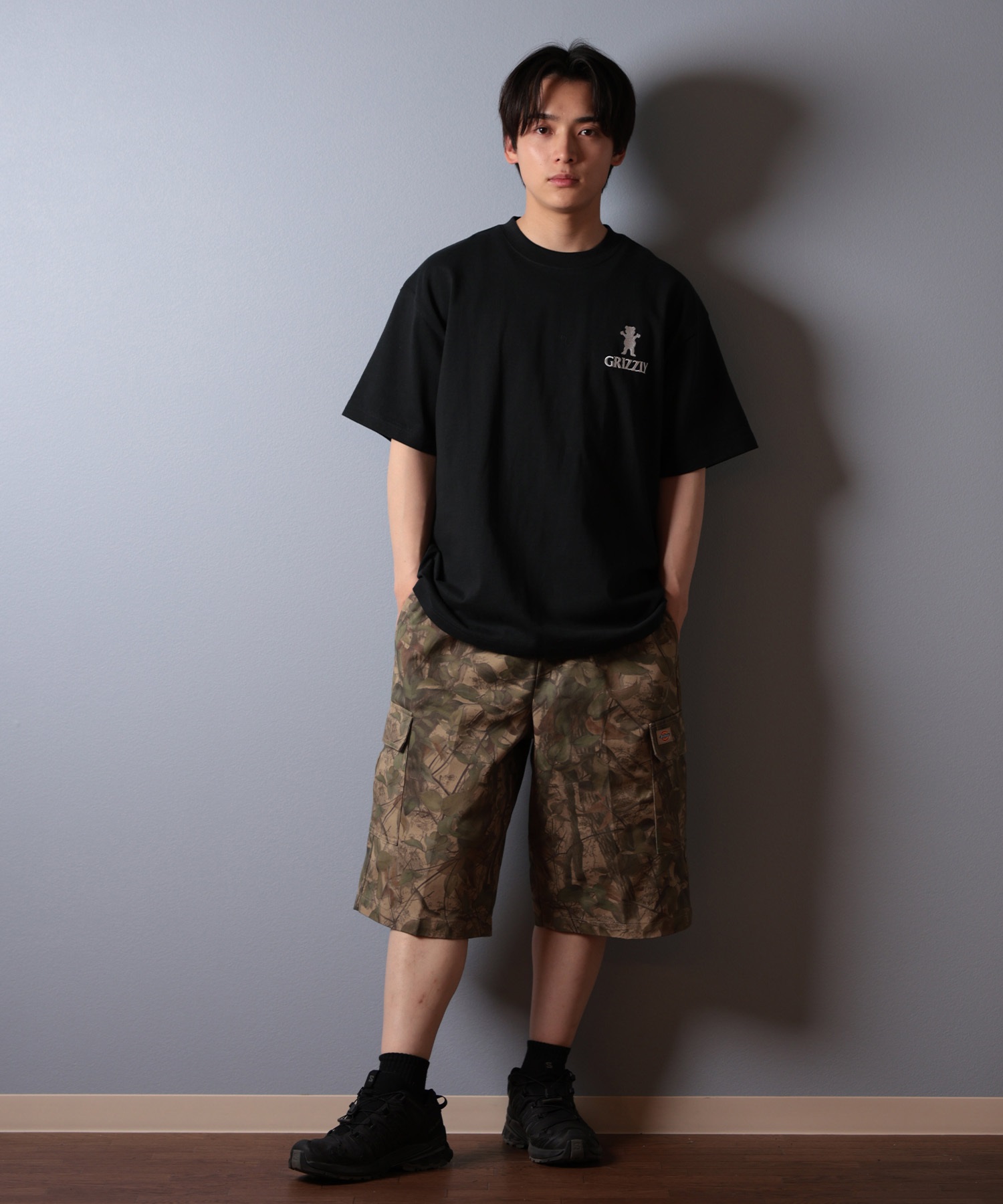 GRIZZLY グリズリー 半袖 Tシャツ メンズ バックプリント GRIZZLY GANG