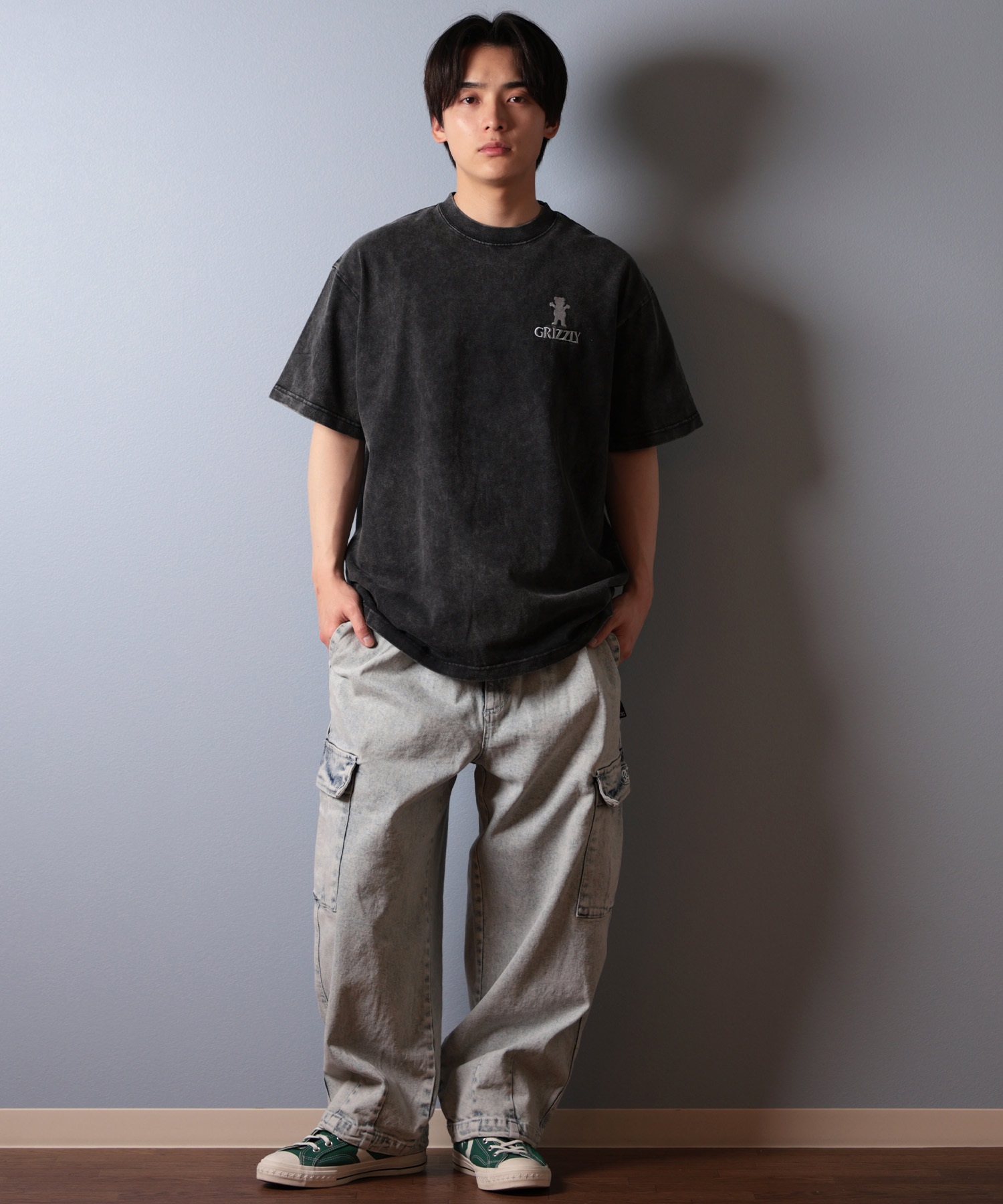 GRIZZLY グリズリー 半袖 Tシャツ メンズ バックプリント GRIZZLY GANG