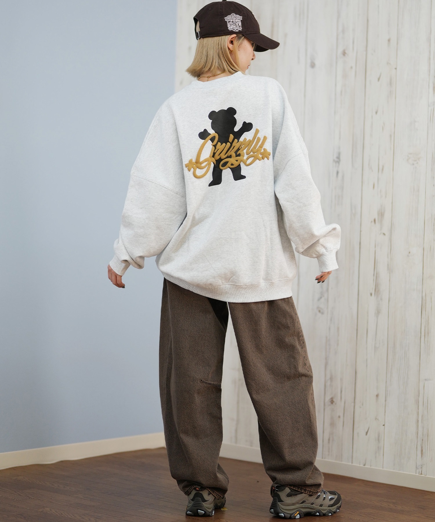 GRIZZLY グリズリー トレーナー スウェット レディース バックプリント