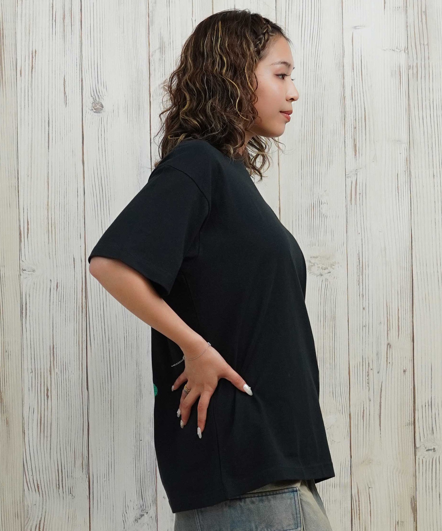 GRIZZLY グリズリー 半袖 Tシャツ レディース バックプリント オーバー