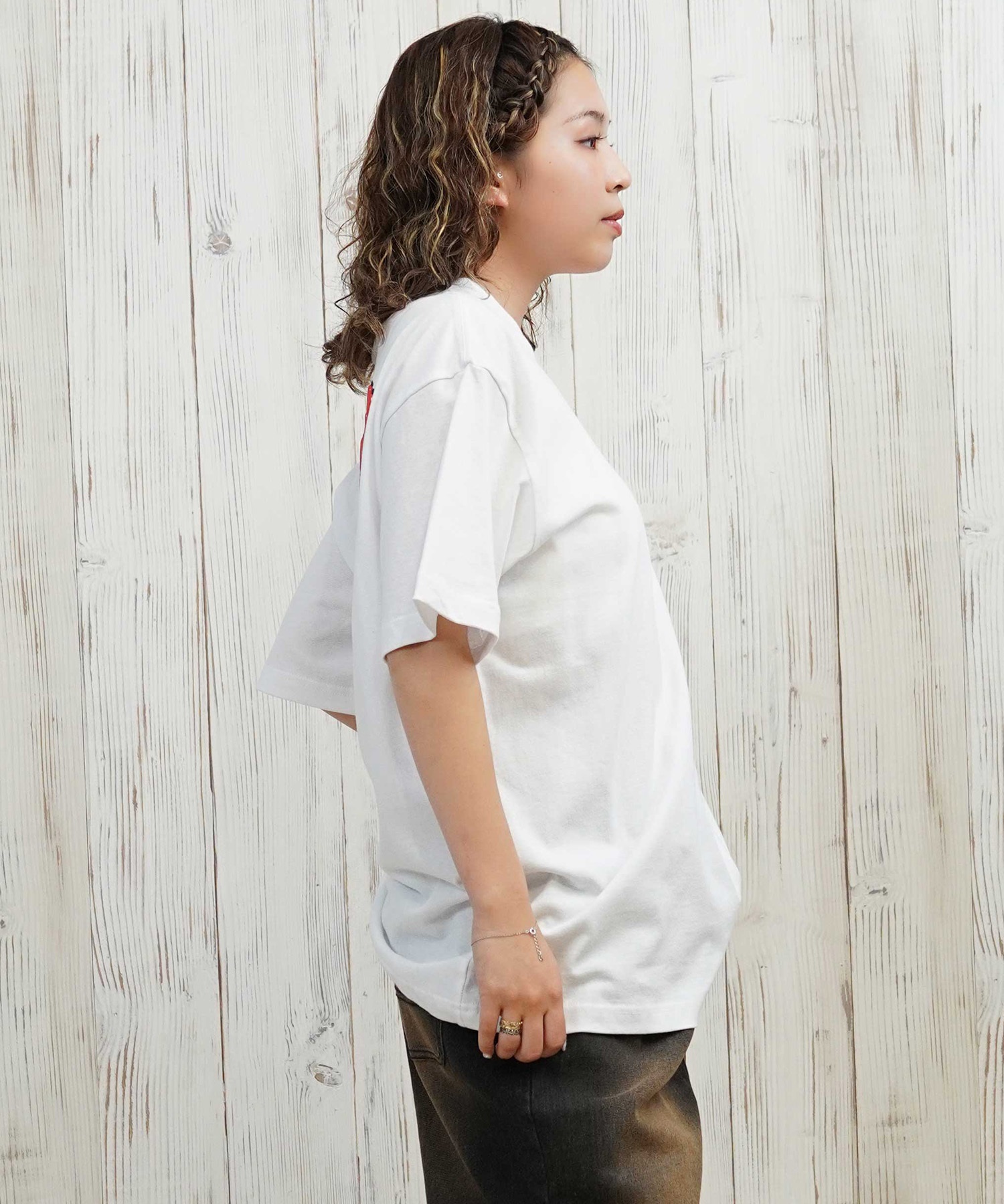 GRIZZLY グリズリー 半袖 Tシャツ レディース バックプリント オーバー