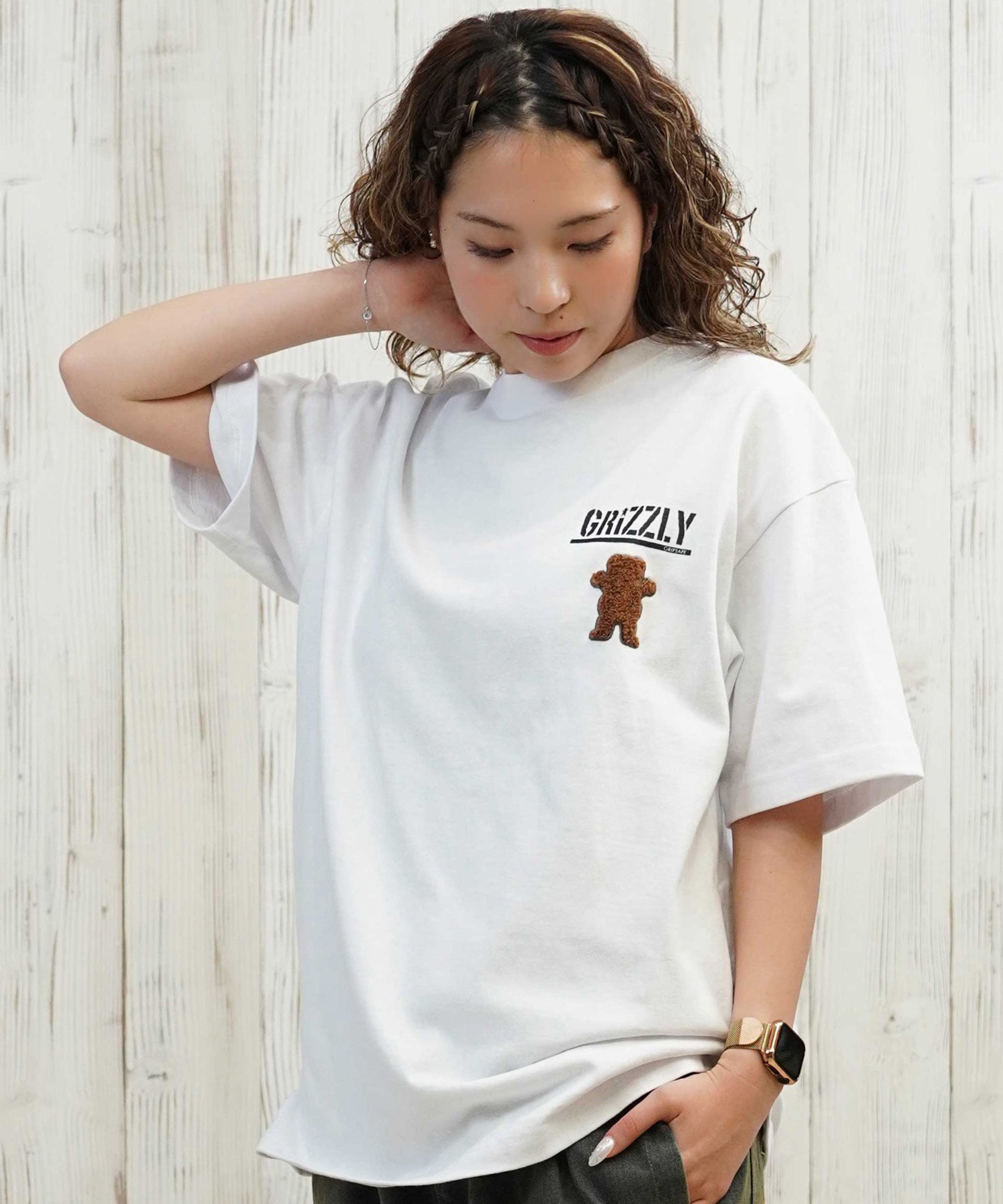 tシャツ プリントメッシュスリーブＴシャツ レディース セール】コスモ プリント フレンチ スリーブ Tシャツ（Tシャツ