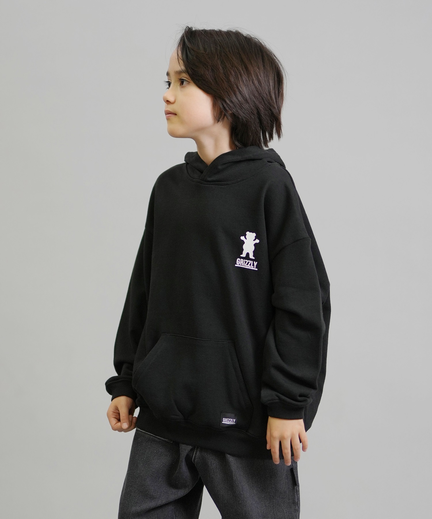 GRIZZLY グリズリー プルオーバー パーカー キッズ ジュニア 子供
