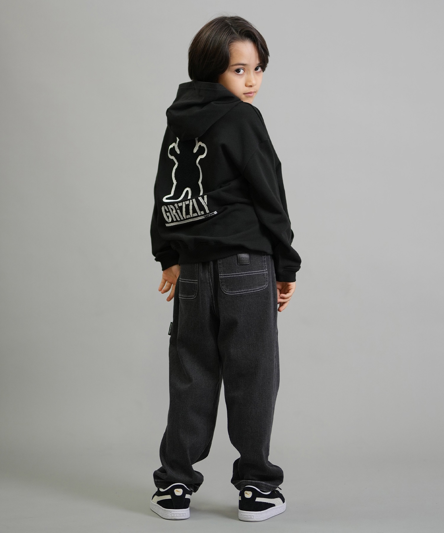 GRIZZLY グリズリー プルオーバー パーカー キッズ ジュニア 子供