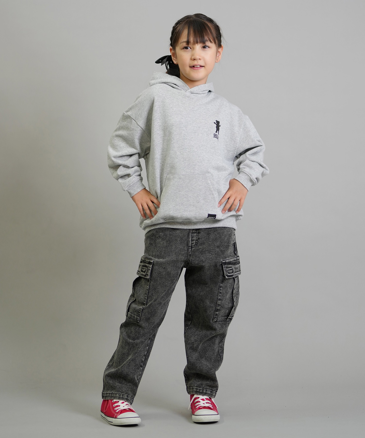 GRIZZLY グリズリー プルオーバー パーカー キッズ ジュニア 子供