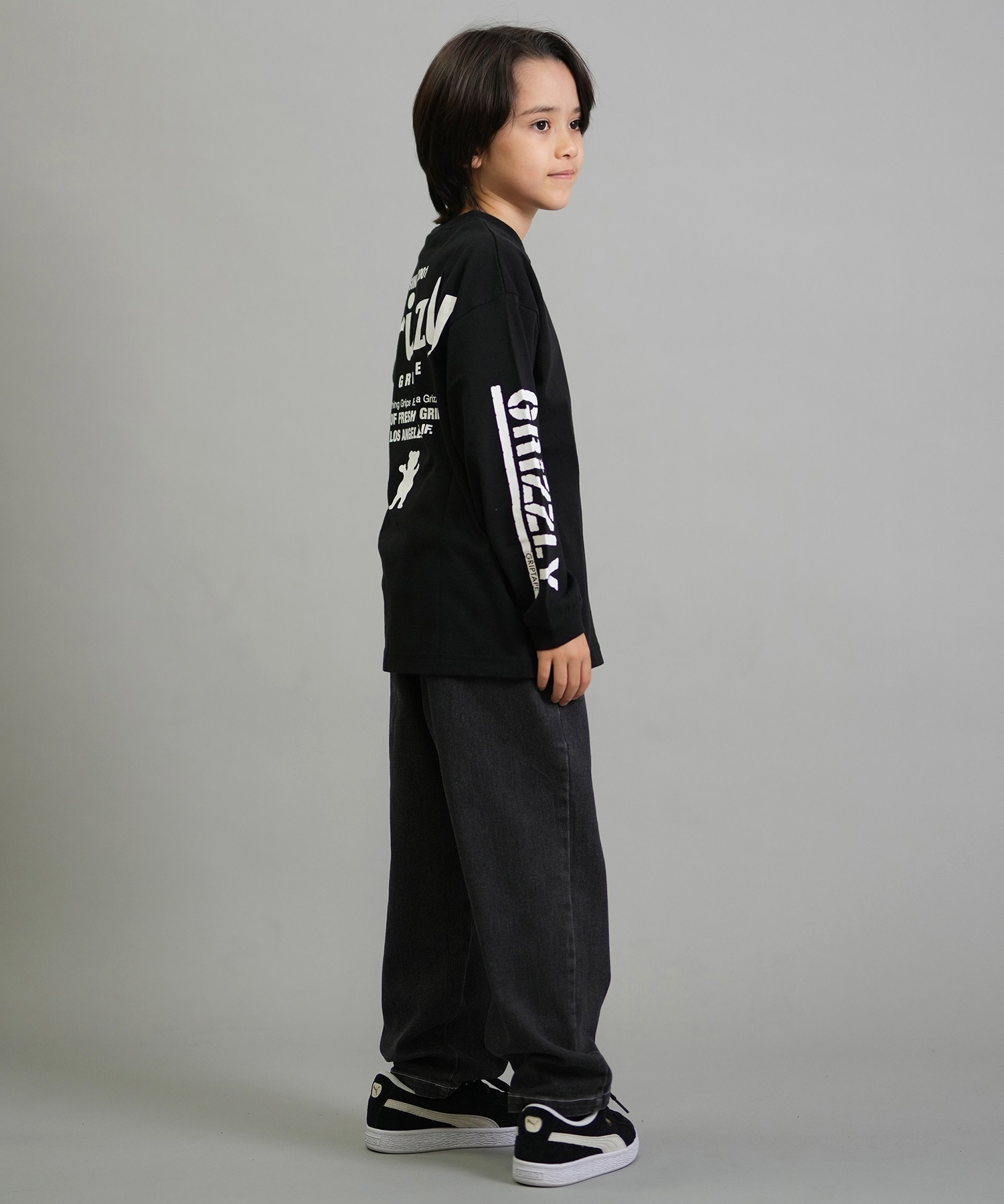 GRIZZLY グリズリー 長袖 Tシャツ ロンT キッズ 75251427 ロング