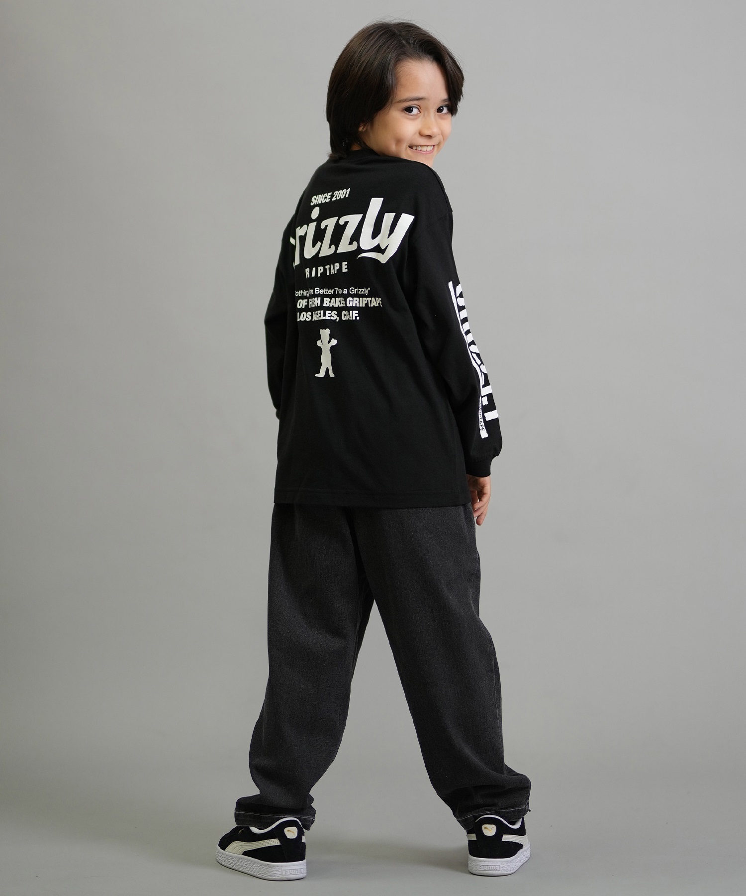 GRIZZLY グリズリー 長袖 Tシャツ ロンT キッズ 75251427 ロング