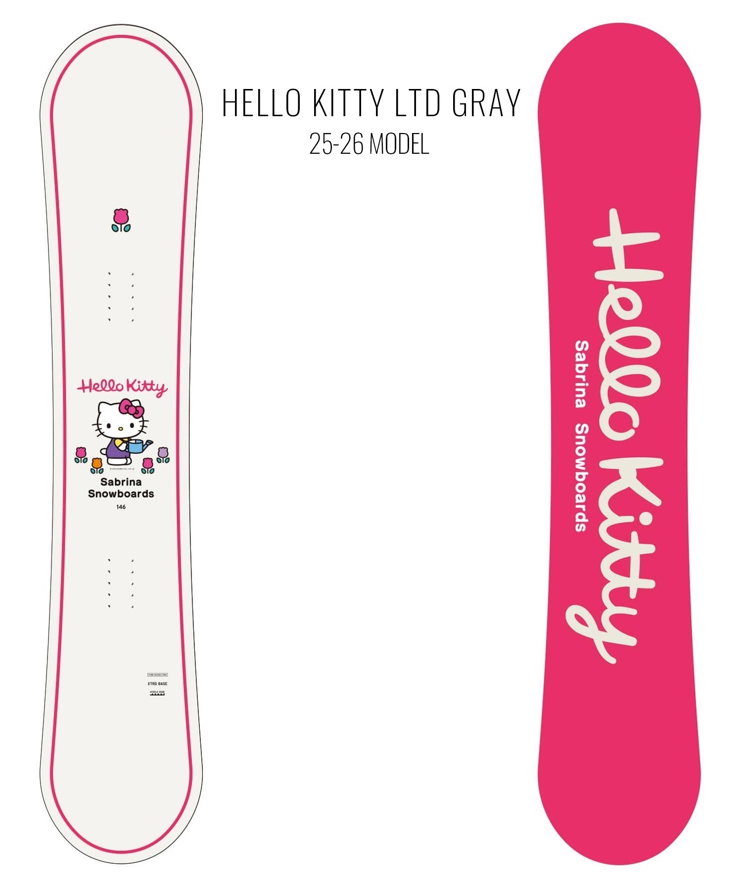 SABRINA サブリナ スノーボード 板 SABRINA X HELLO KITTY LTD