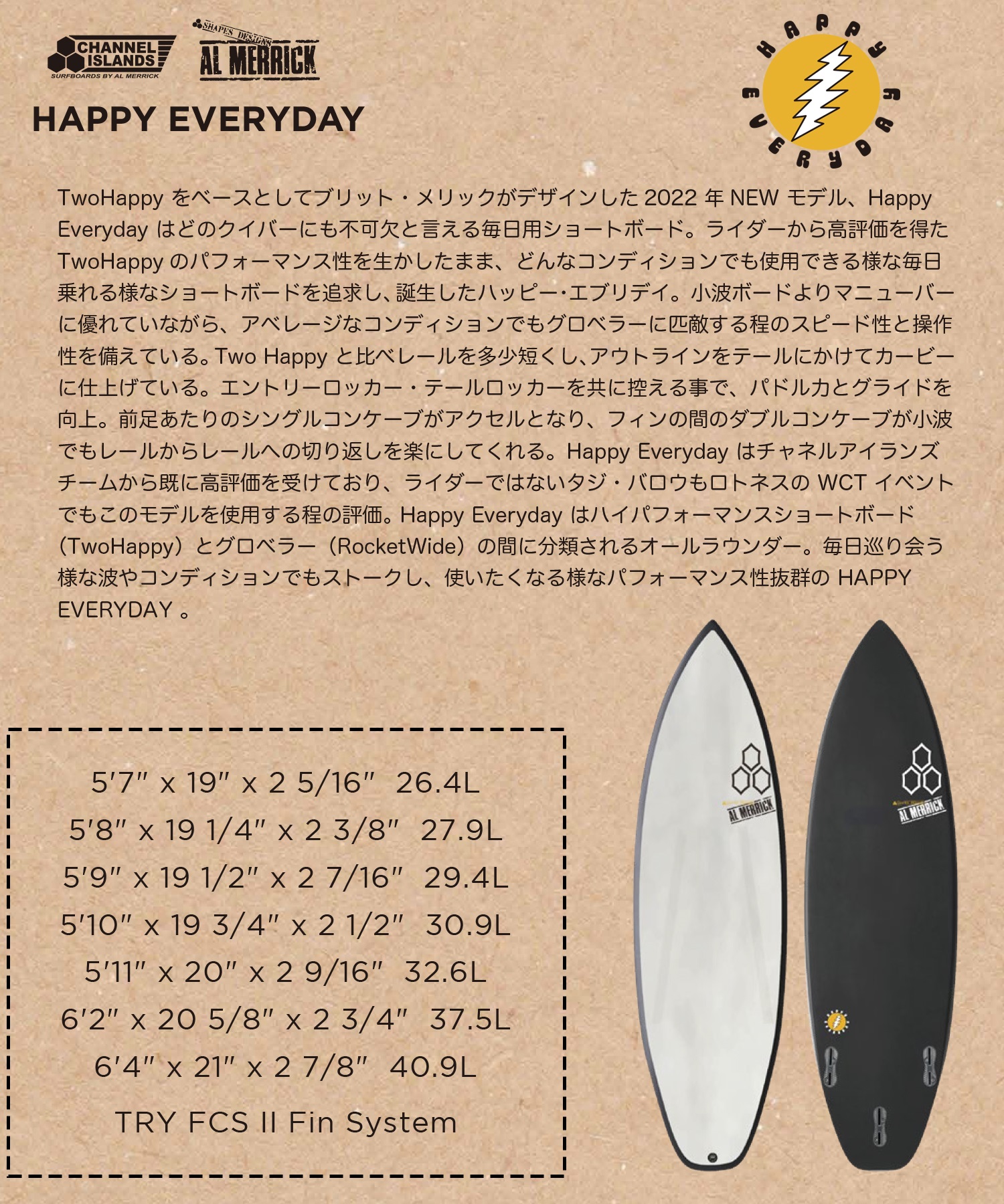 Thunderbolt サンダーボルト×CHANNEL ISLANDS チャネル