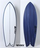 Thunderbolt ×CHANNEL ISLANDS サンダーボルト チャネルアイランズ CI FISH XEON  ショートボード サーフボード(GRY-5.07ft)