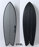 Thunderbolt ×CHANNEL ISLANDS サンダーボルト チャネルアイランズ CI FISH XEON  ショートボード サーフボード(GRY-5.07ft)