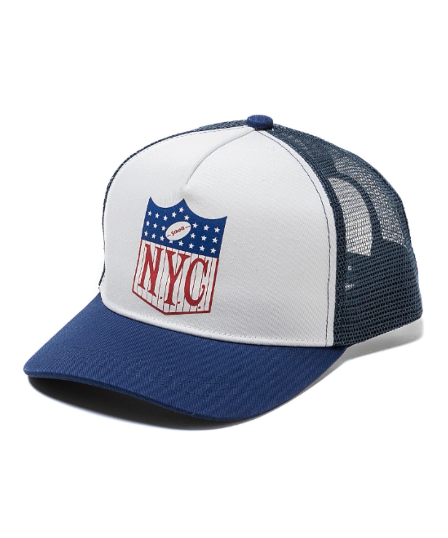 SCHOTT ショット キャップ 帽子 メッシュ トラッカー フリーサイズ NYC TRUCKER CAP SC120(BK/BK-FREE)