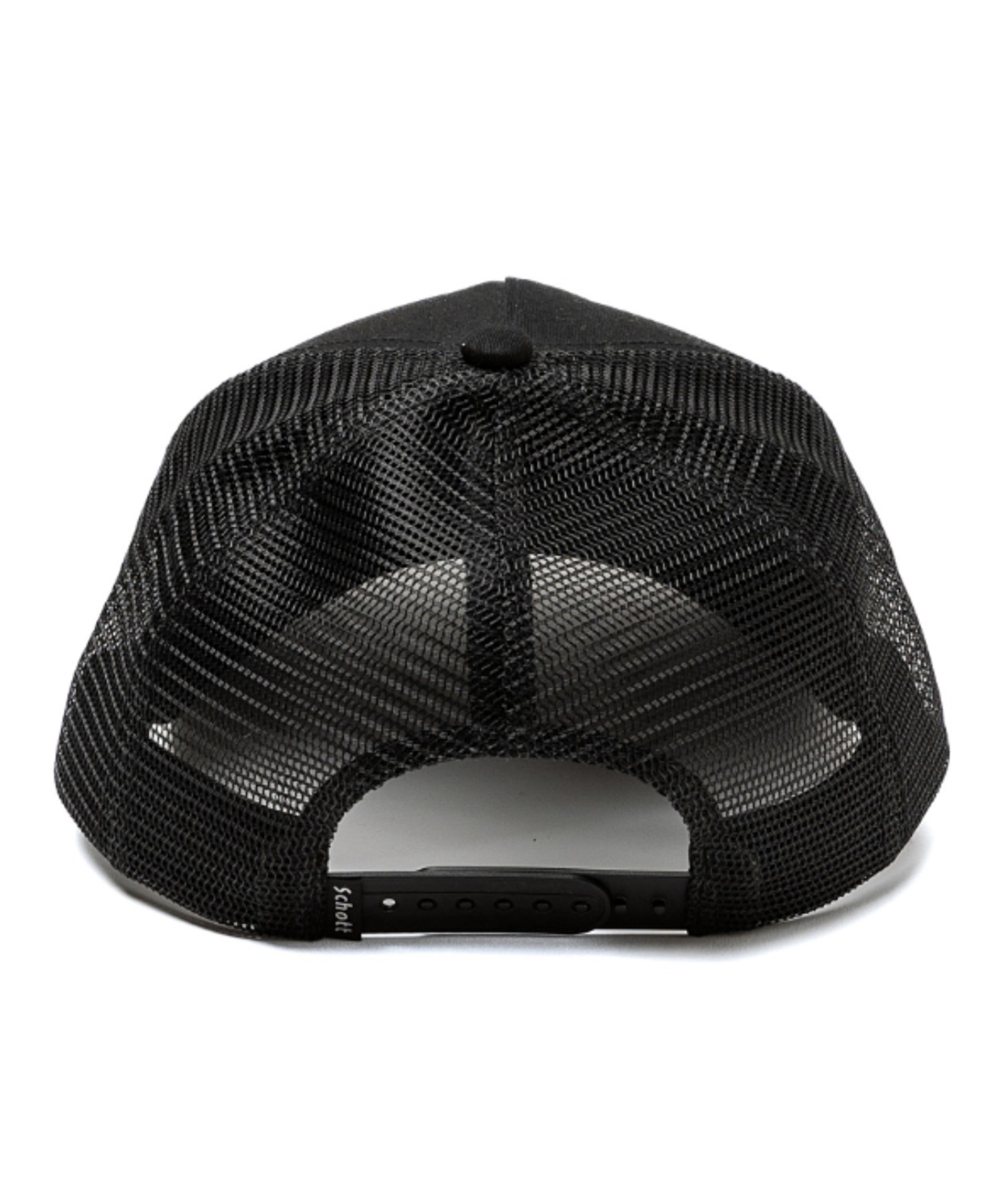 SCHOTT ショット キャップ 帽子 メッシュ トラッカー フリーサイズ NYC TRUCKER CAP SC120(BK/BK-FREE)