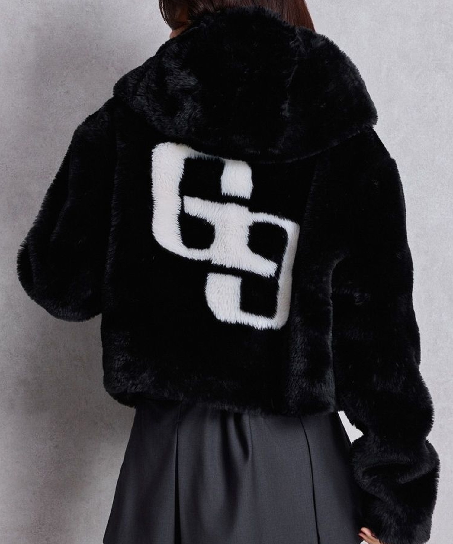 GYDA ジェイダ アウター ジャケット レディース GG エコファー