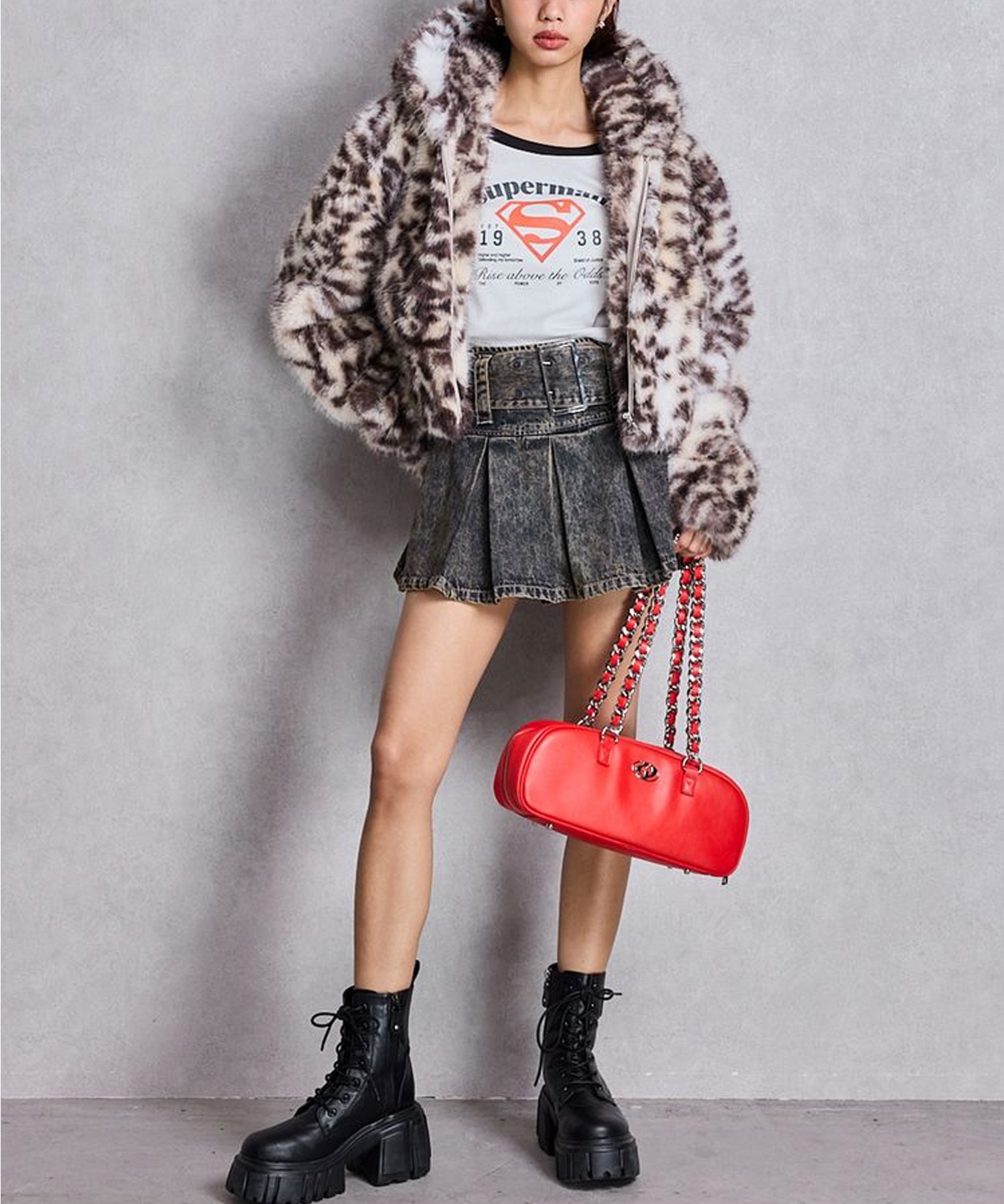 GYDA ジェイダ アウター ジャケット レディース GG エコファー