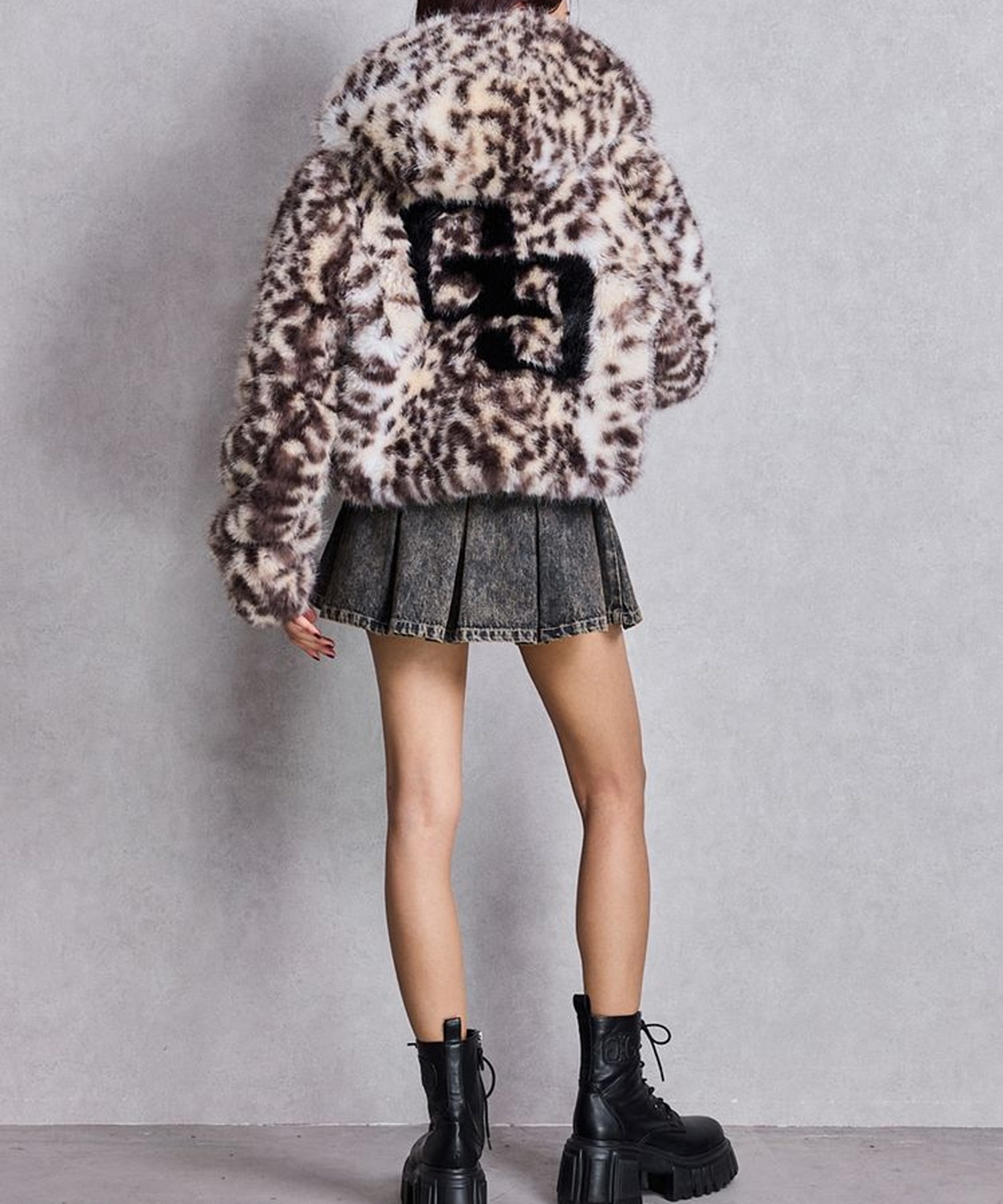 GYDA ジェイダ アウター ジャケット レディース GG エコファー