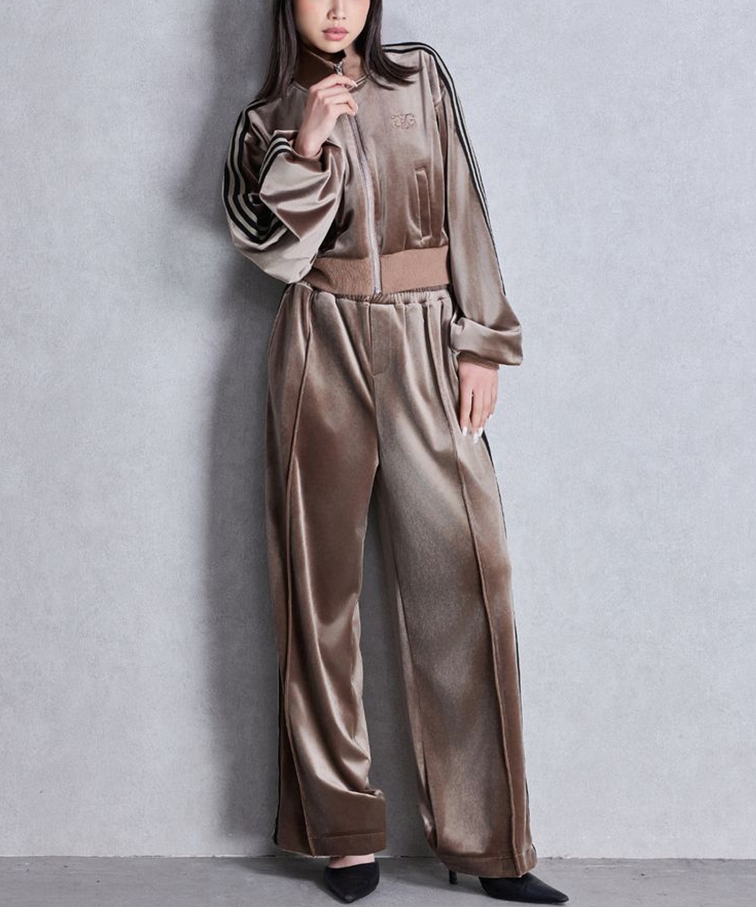 GYDA ジェイダ アウター ジャケット ジャージ レディース Symmetry