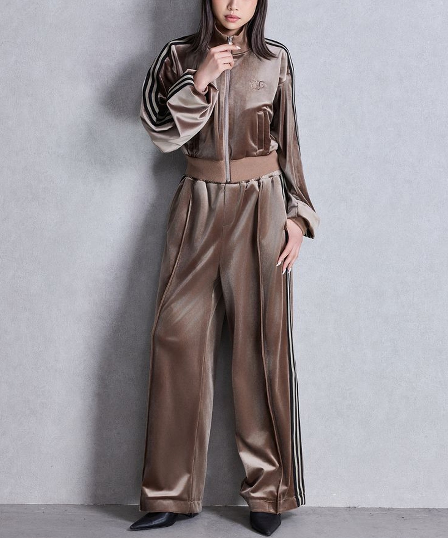 GYDA ジェイダ アウター ジャケット ジャージ レディース Symmetry