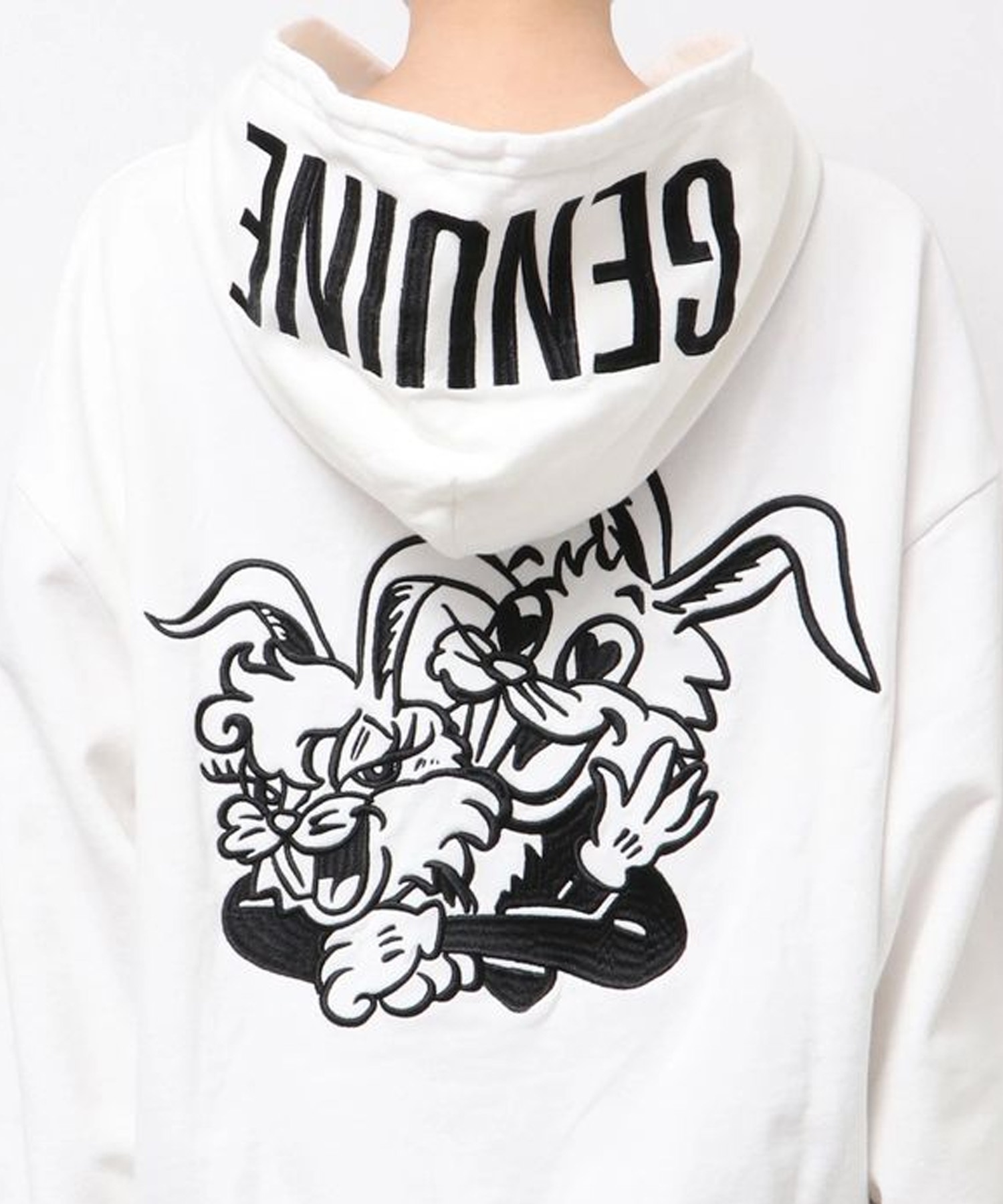 GYDA ジェイダ プルオーバー パーカー レディース GENUINE BUNNY スウェット パーカー 072552703101(O.WHT-FREE)