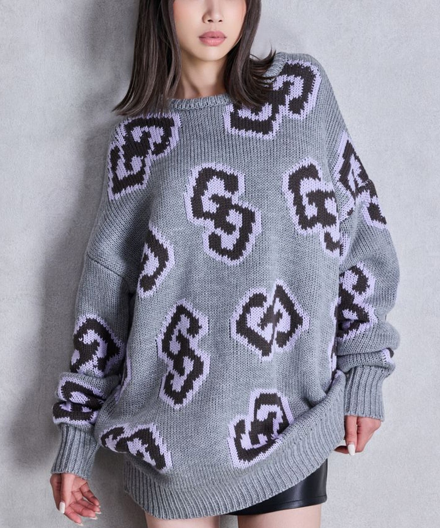 GYDA ジェイダ ニット セーター レディース GG FRAME ニット