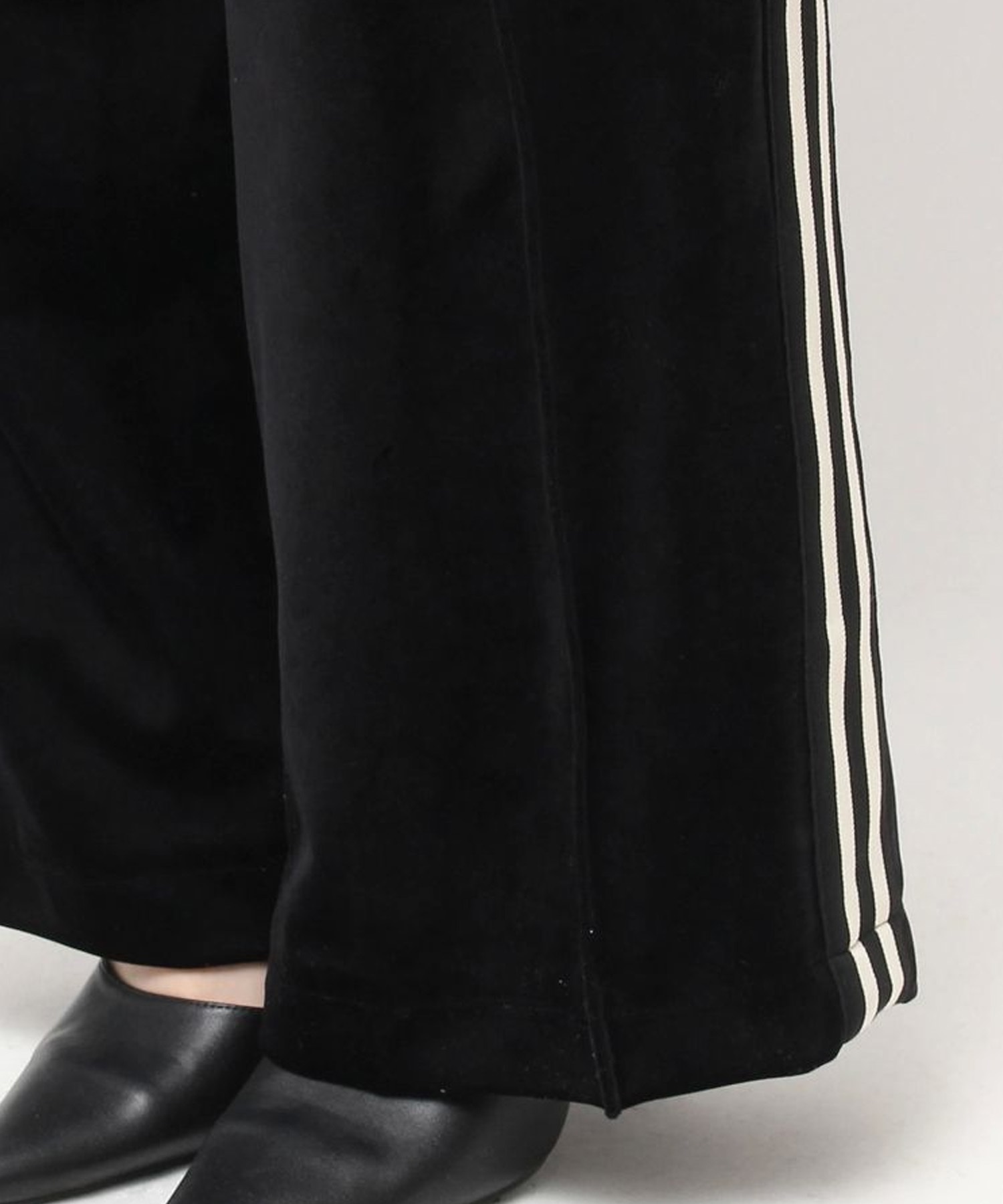 GYDA ジェイダ ロングパンツ トラックパンツ ジャージ レディース Symmetry GYDA ベロアパンツ セットアップ対応 072550747801(BLK-FREE)