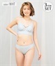 GYDA ジェイダ 水着 レディース セットビキニ ニットタンク 3点セット 404030(GRY-9)