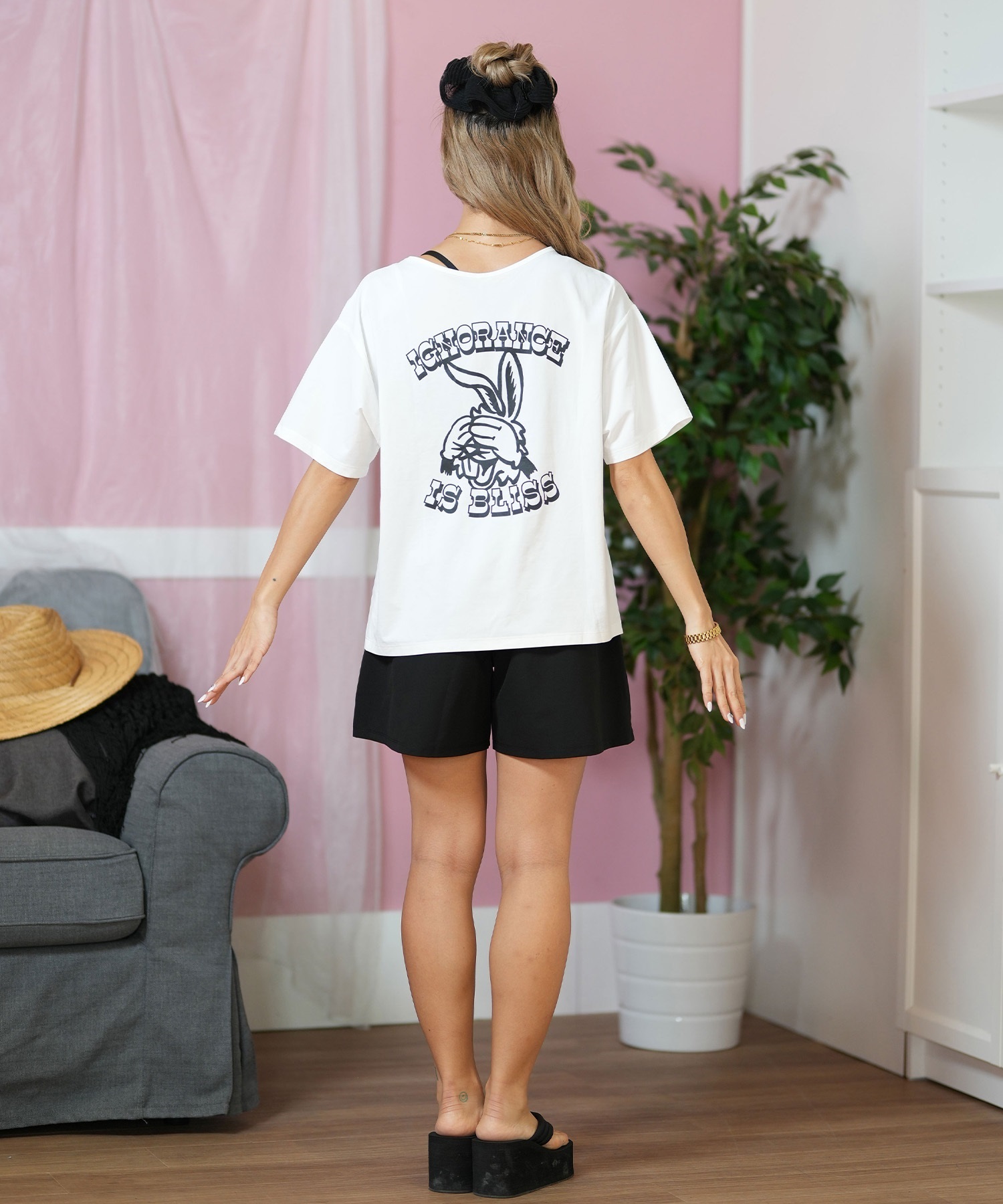 GYDA ジェイダ 水着 レディース ビキニ 半袖Tシャツ バニー