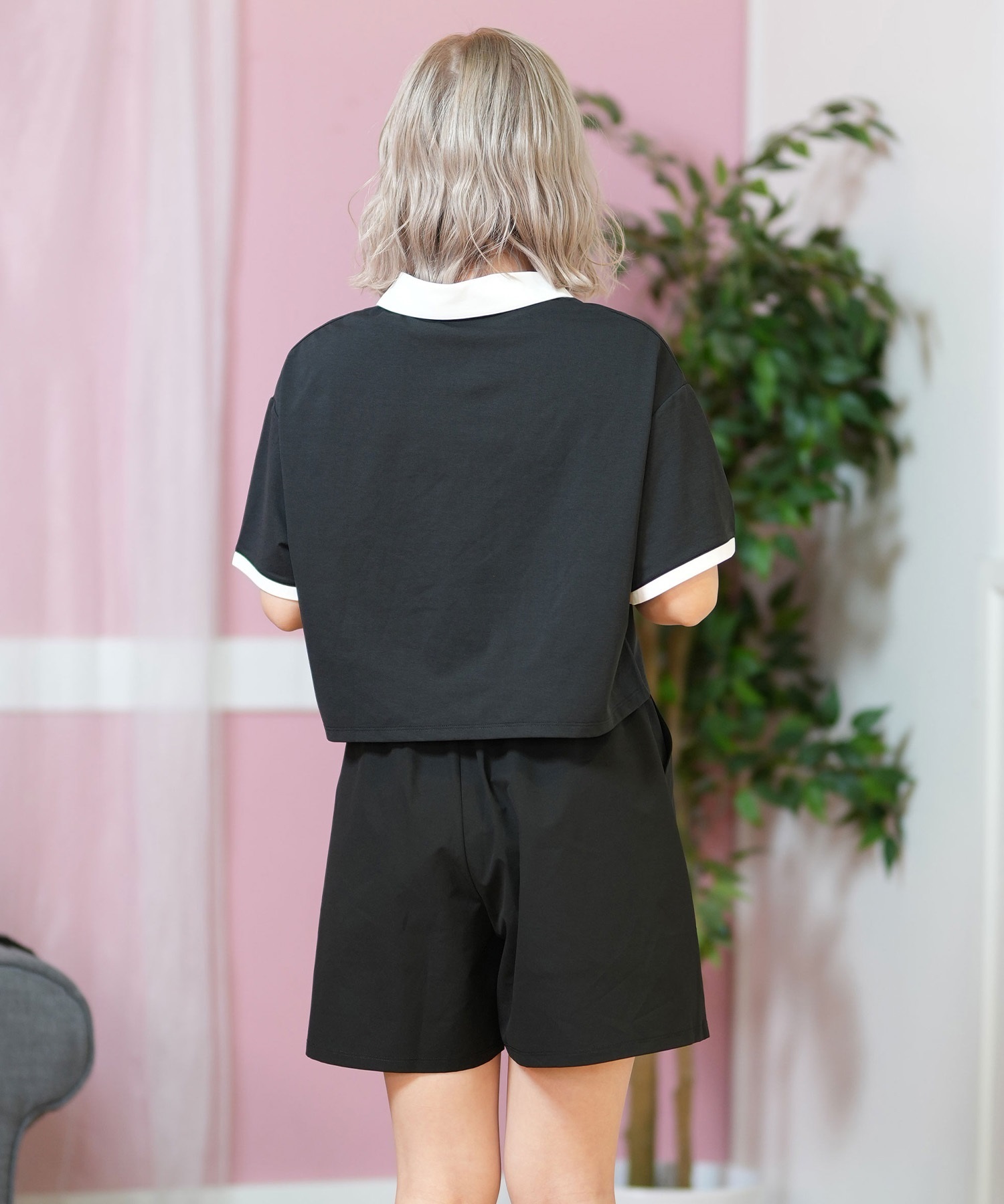 GYDA ジェイダ 水着 レディース 半袖ポロシャツ アンダーゴム 4