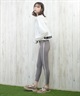 GYDA/ジェイダ 水着 レディース ラッシュガード ジップアップ パーカー 水陸両用 UVカット 体型カバー 404580(WHT-M)