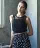 GDYA ジェイダ 水着 レディース カップ付 タンクトップ ブラトップ 404510(BLK-M)