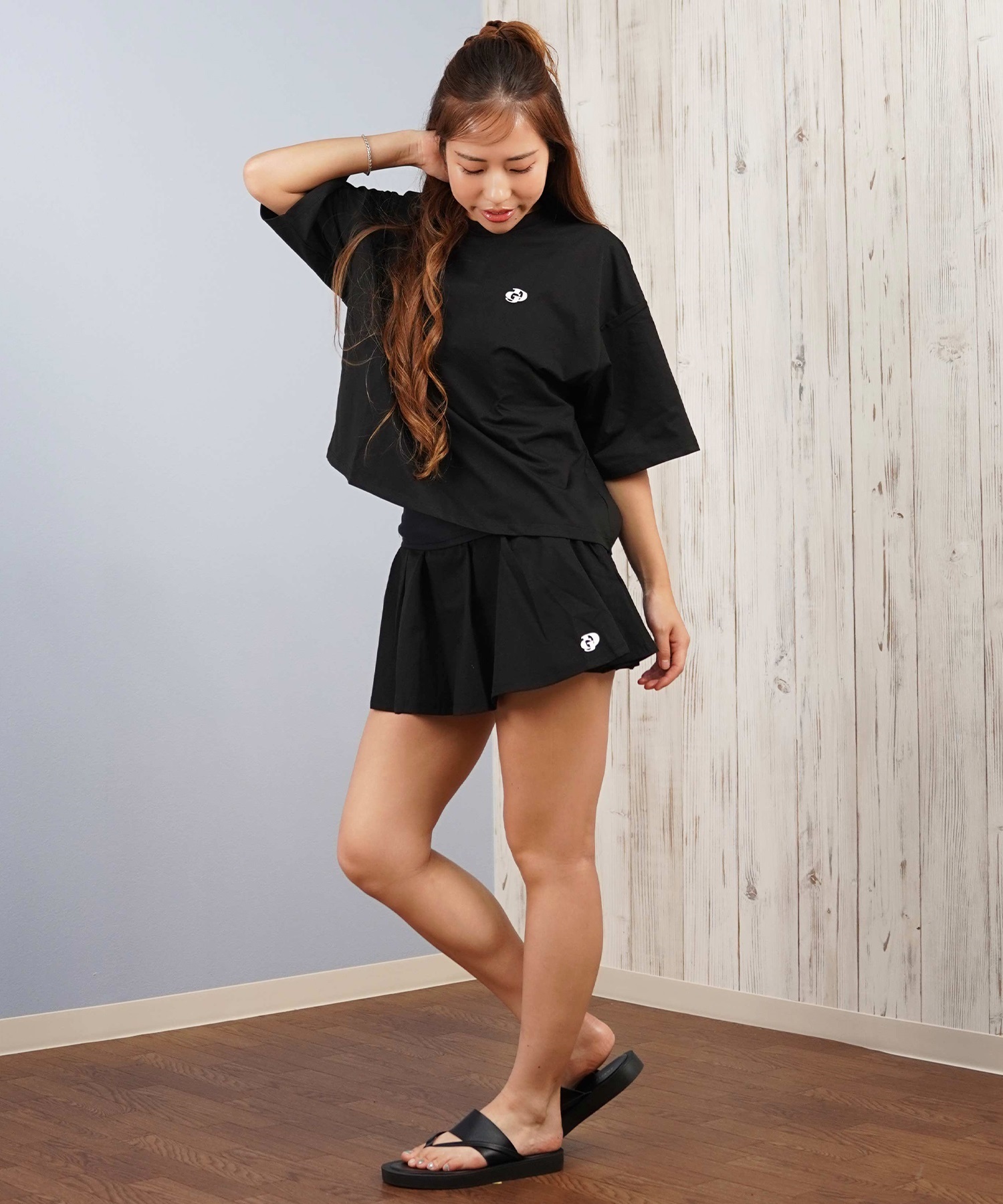 GYDA ジェイダ 水着 レディース バックロゴパンツ キュロット