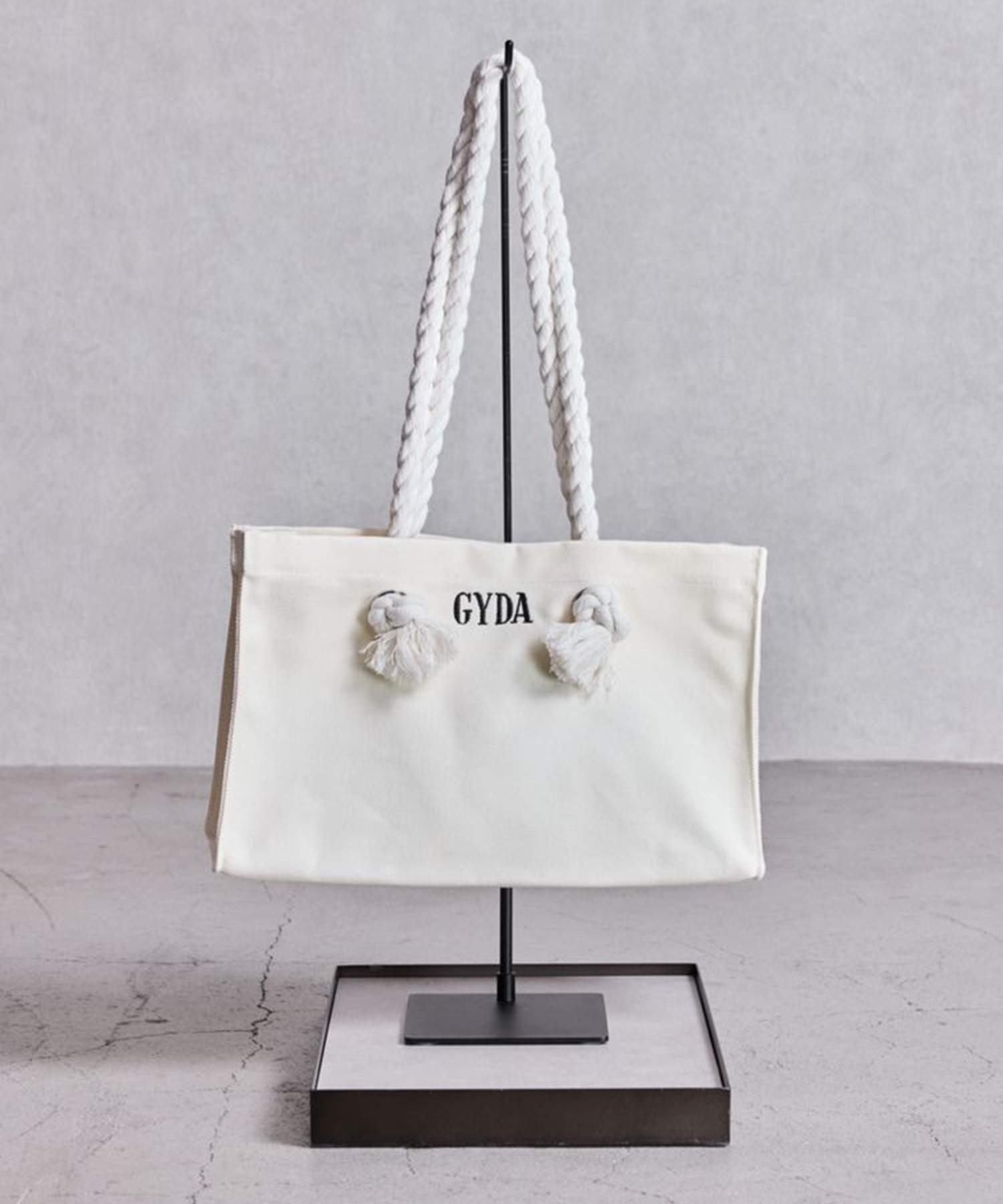 GYDA ジェイダ トートバッグ ロープMトートBAG 72511979701(BLK-FREE)