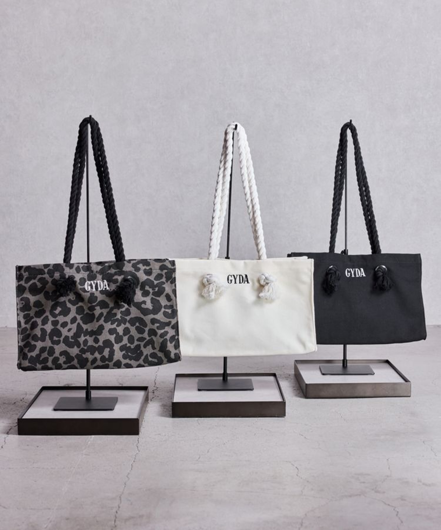 GYDA ジェイダ トートバッグ ロープMトートBAG 72511979701(BLK-FREE)