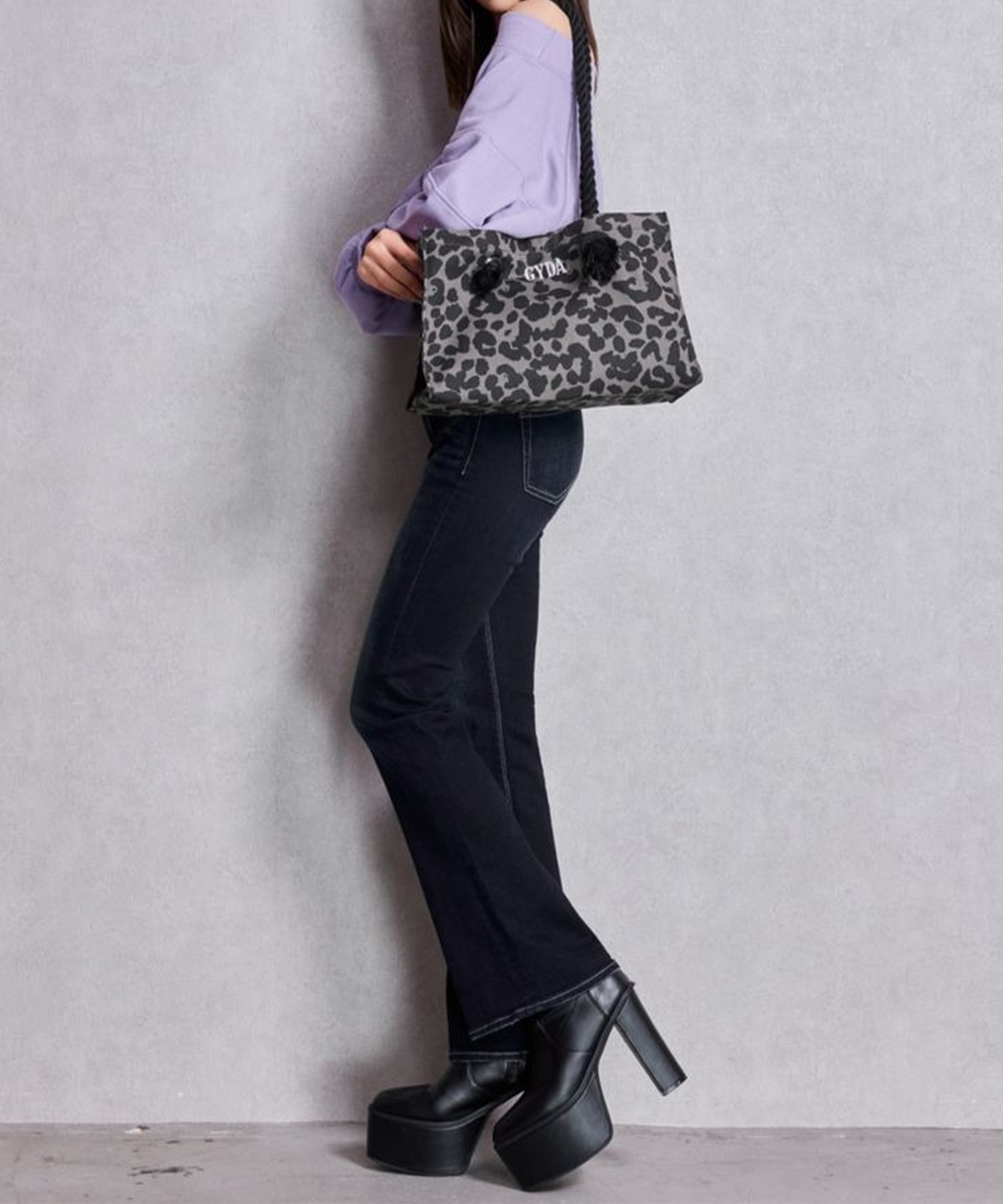 GYDA ジェイダ トートバッグ ロープMトートBAG 72511979701(BLK-FREE)